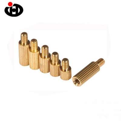 High Quality Brass Copper M2 Round Knurled Cylinder Stud Screw Standoff Male Screw For Monitor Camera