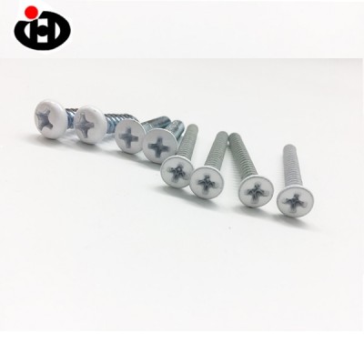 Customized Spray Self tapping With White Head Paint Screw