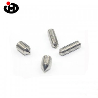 Hot sale DIN 914 Stainless Steel Hex Socket Head Set Screw With Cone End