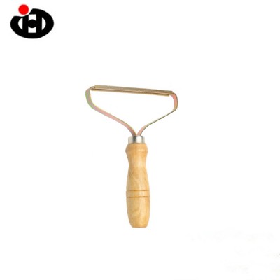 Jinghong TikTok Same Style Wooden Handle Pure Copper Lint Remover